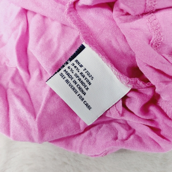 New Completely Me By Liz Lange Fucshia Open Front Metal Clasp Cardigan P2549 - Picture 7 of 8